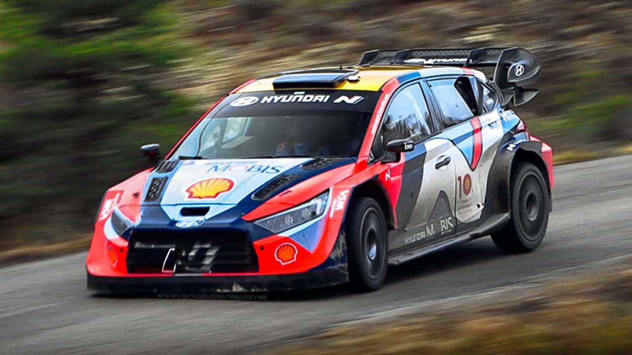 Hyundai I20 N Rally1 2025: Test WRC Rallye Monte Carlo Feat. New Hankook Tyres & Raw Sounds!