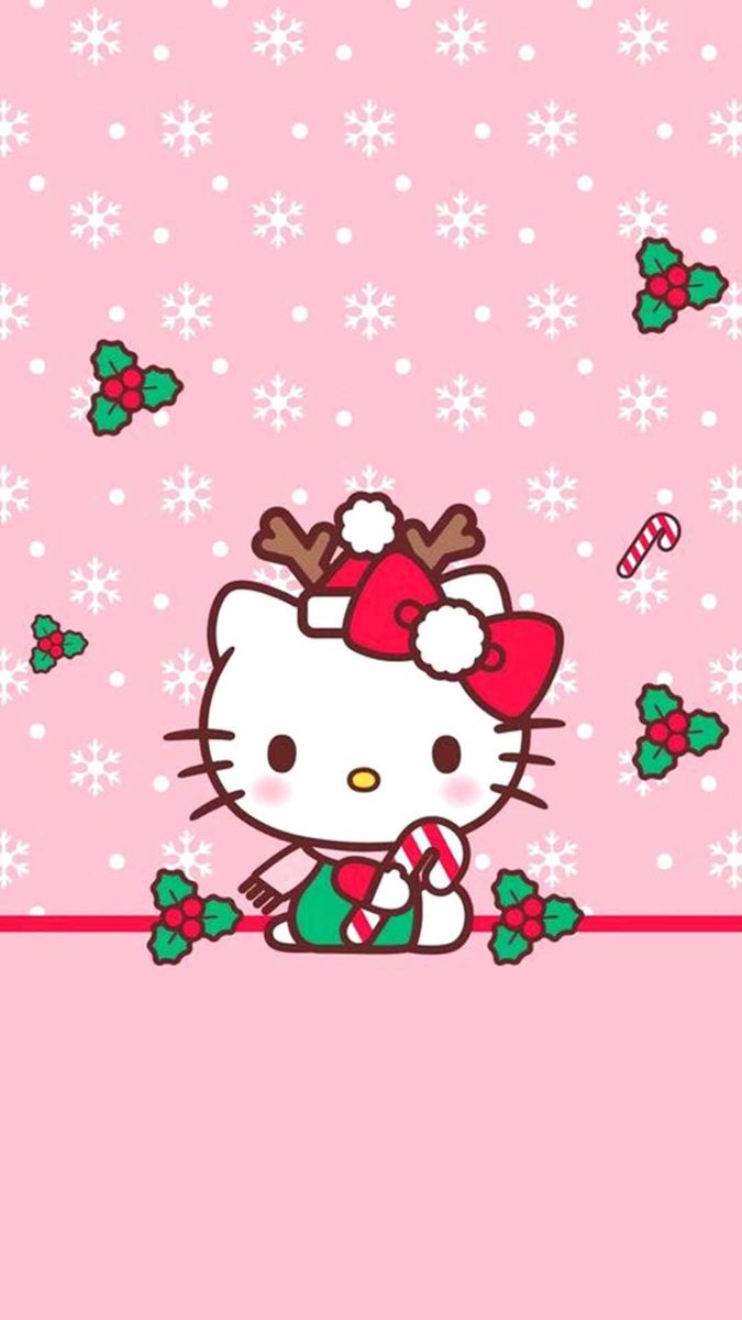 Cute , kawaii Christmas hello kitty wallpaper