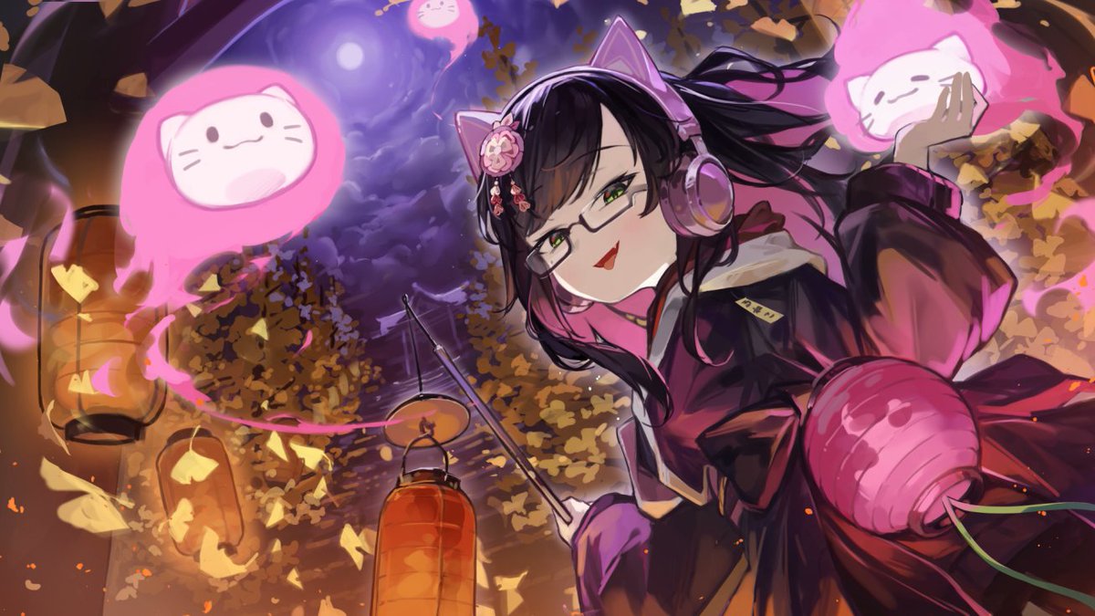 The days grow short, the nights grow deep, Crimson leaves through twilight sweep. A lantern flickers, ghosts in line, Will you follow the yokai to the shrine?