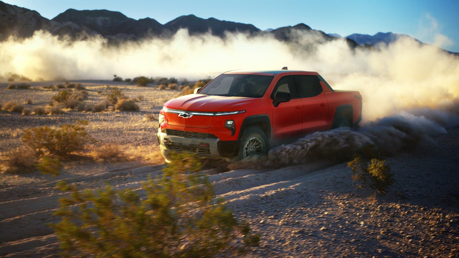 View Photo of the 2026 Chevy Silverado EV Trail Boss