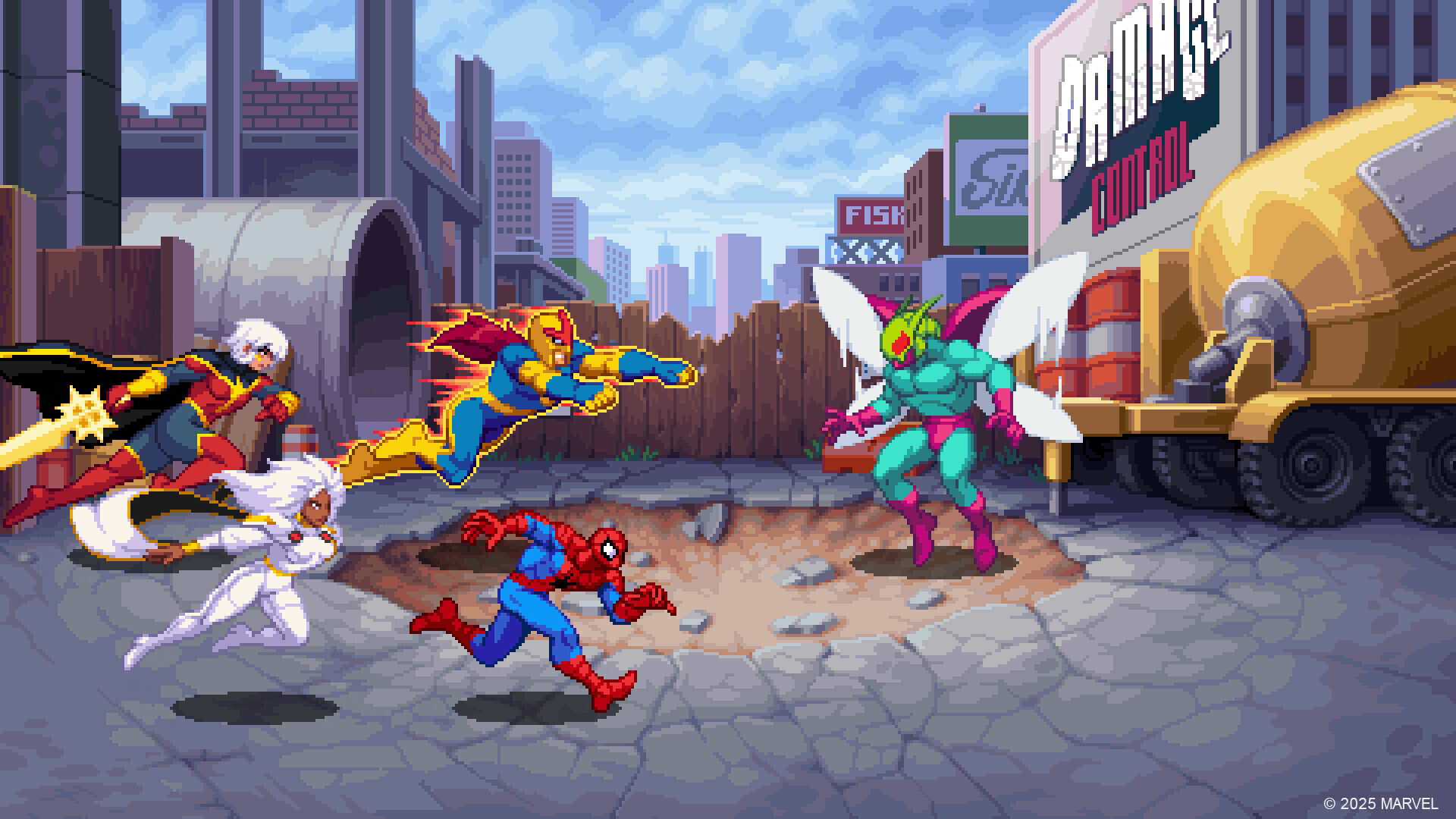 Download Video Game MARVEL Cosmic Invasion Pixel Art HD Wallpaper