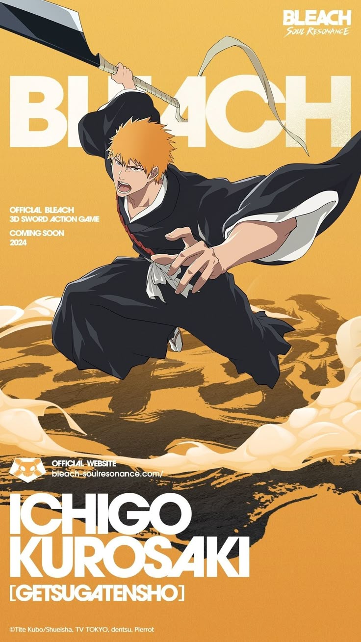 Bleach Ichigo Kurosaki Soul Resonance Game 2024