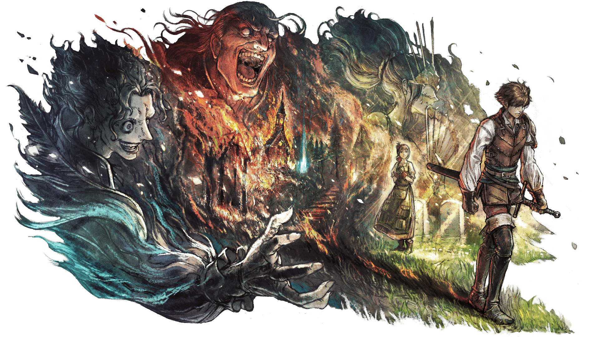 Octopath Traveler 0 New Key Art