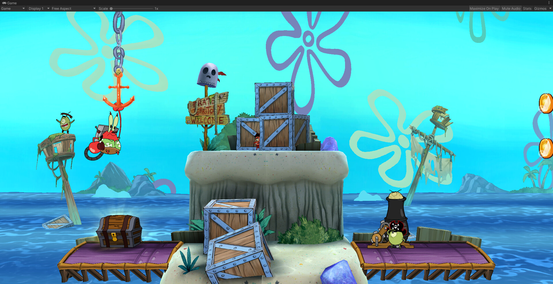 SpongeBob: Patty Pursuit Level Art