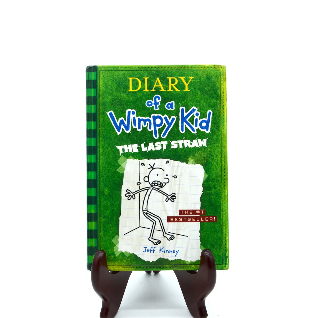 Diary of A Wimpy Kid the Last Straw Hardcover Jeff Kinney. Children Story Book. Chapter Story. Gift for Young Readers. Middle School Kid