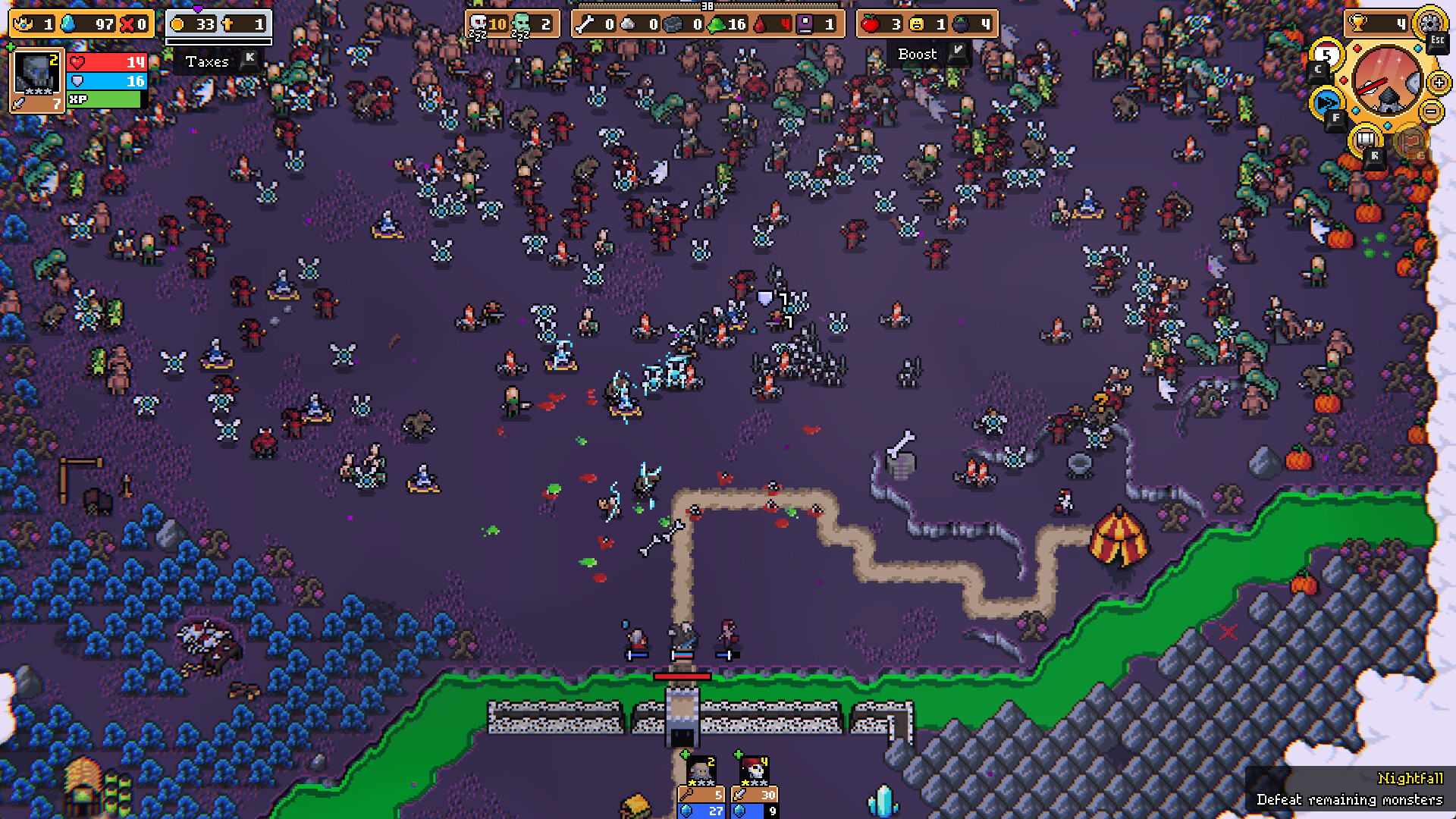 Build And Defend Your Little Time Looping Castle Town In Super Fantasy Kingdom