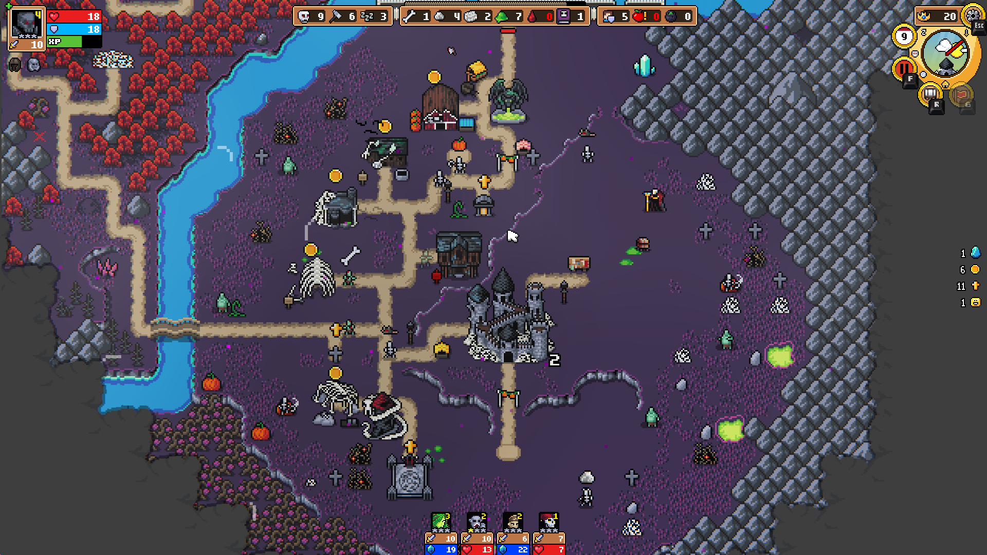 Raise your very own spooky settlement with Super Fantasy Kingdom's necrotic new faction