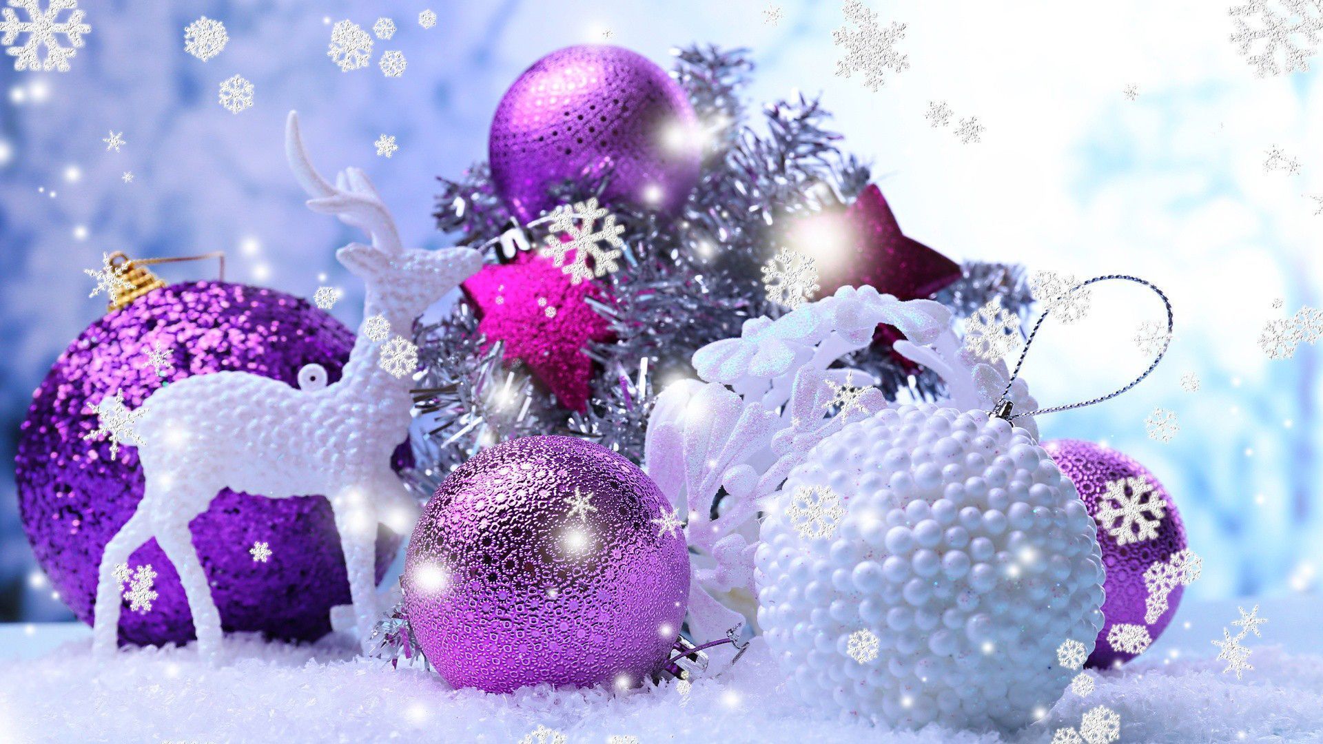 Purple Christmas Wallpaper, HD Purple Christmas Background on WallpaperBat
