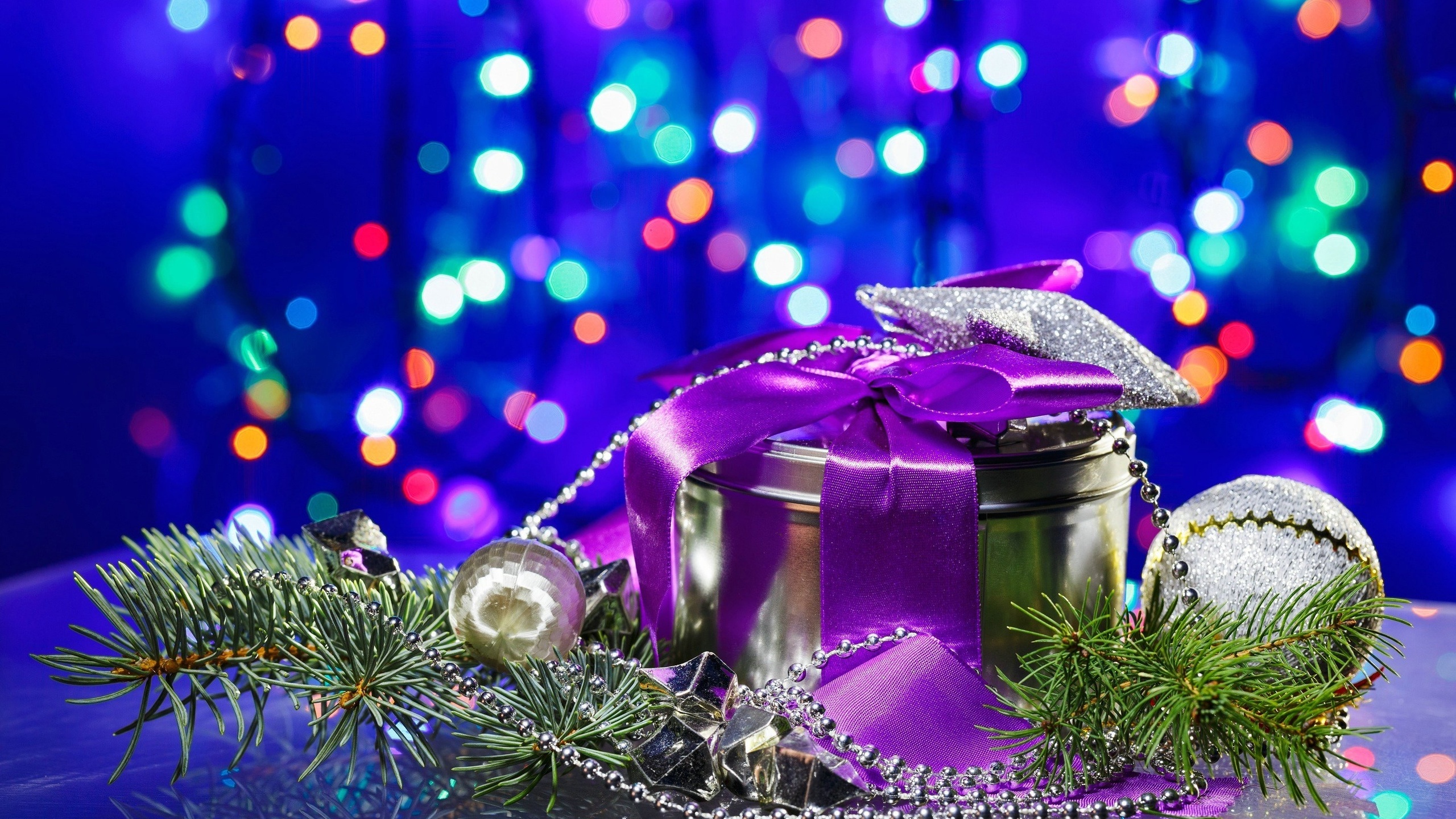 Wallpaper Christmas Day, Christmas Ornament, Christmas Decoration, Christmas Tree, Purple, Background Free Image