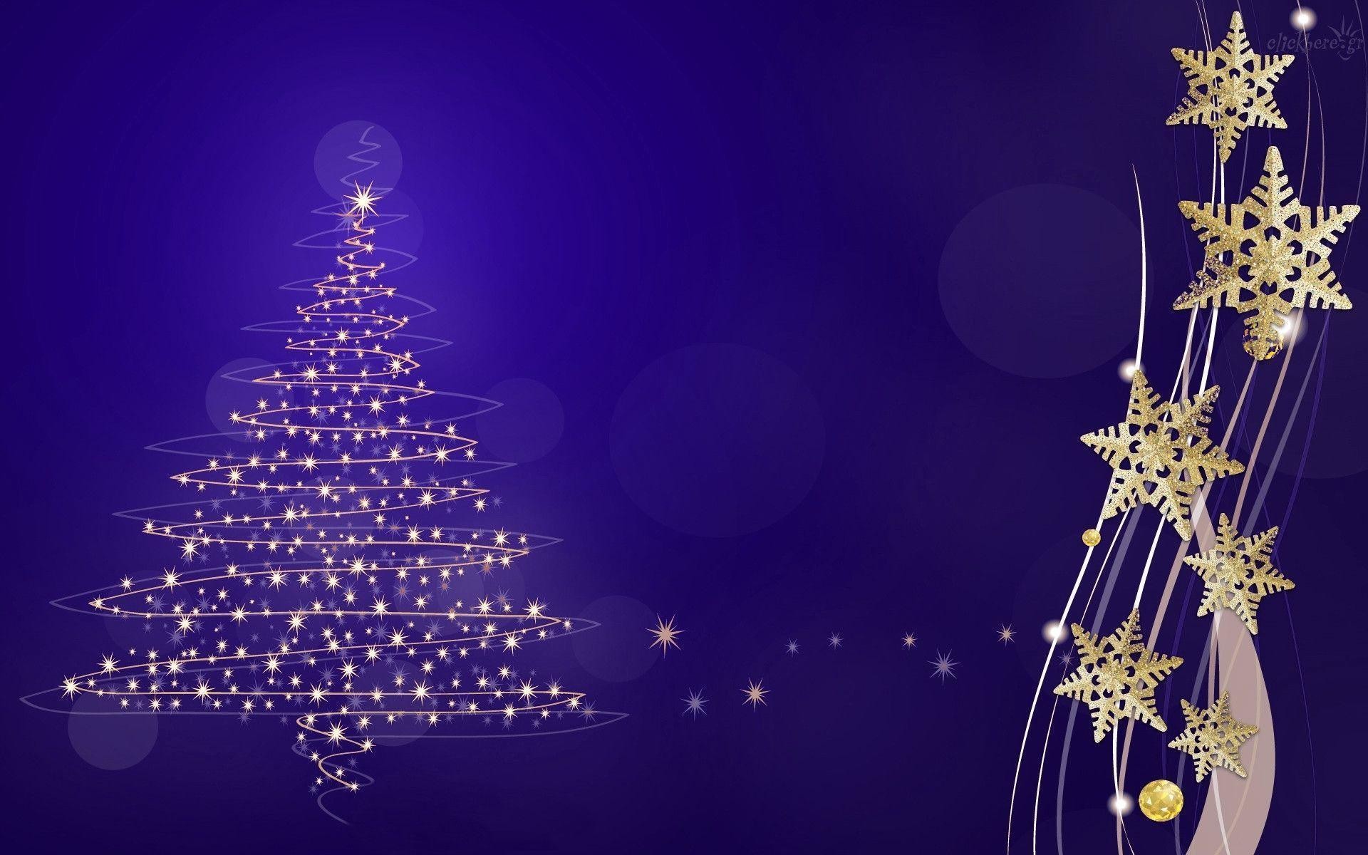 Purple Christmas Background