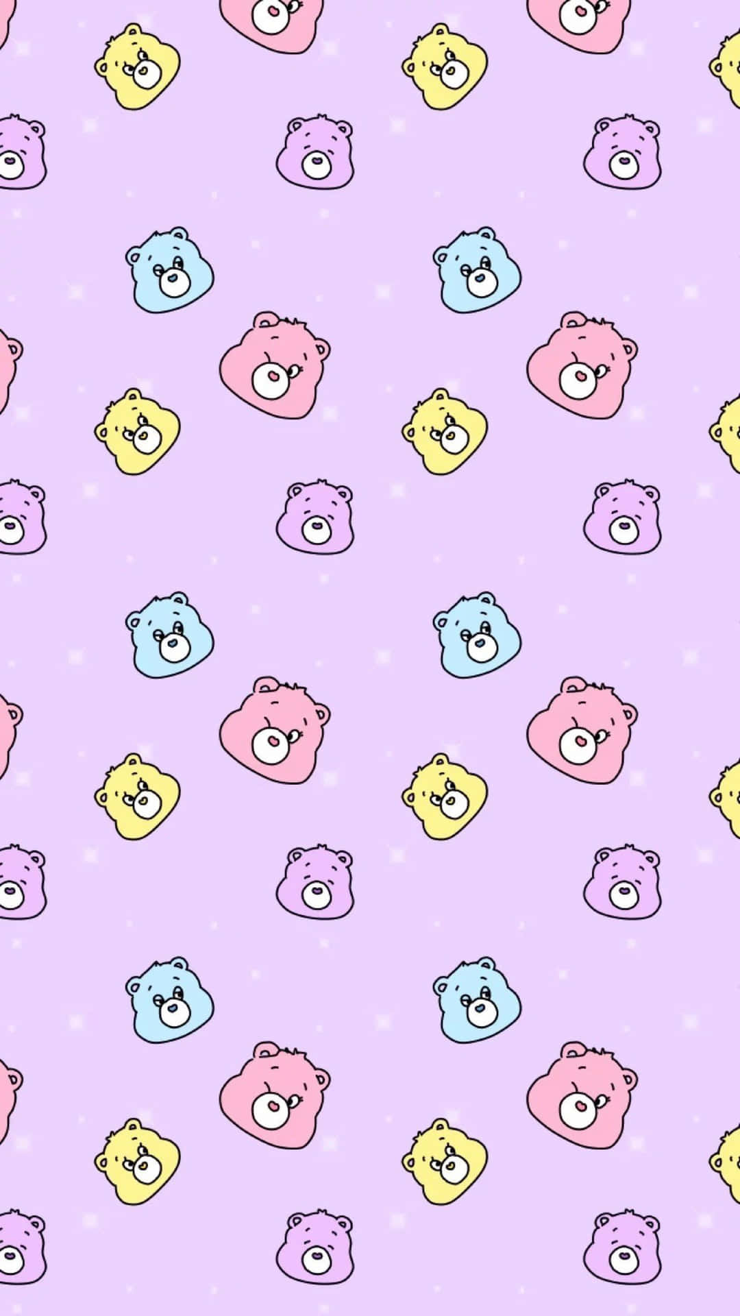 Download Cuddle up with Aesthetic Care Bears and find comfort, love and joy! Wallpaper