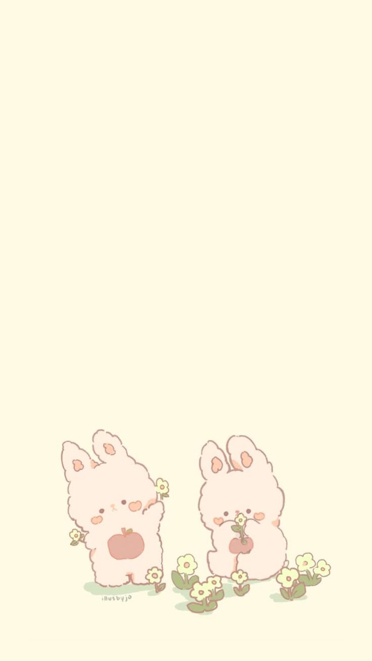 cuddles (restored). Cute cartoon wallpaper, Cute wallpaper, Cute doodles drawings