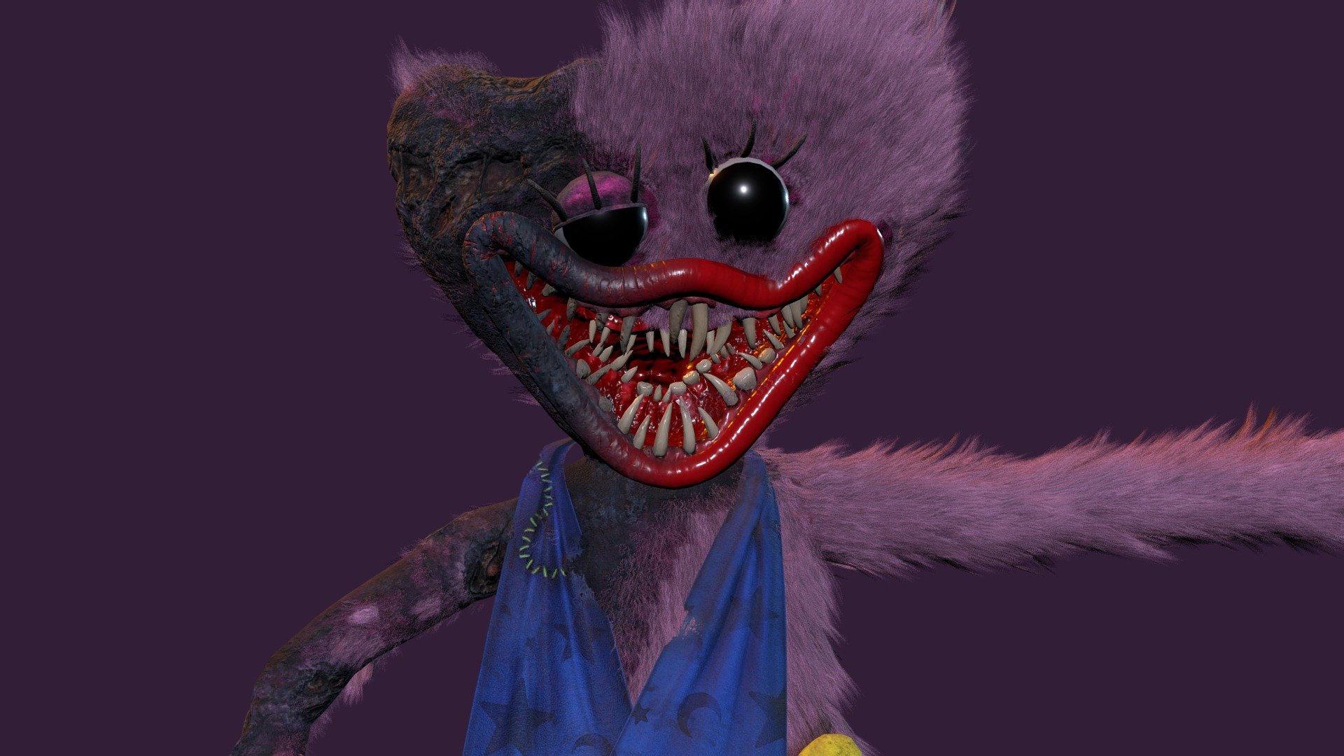 Poppy Playtime (Chapter 4) Kissy Free 3D model by MG Rips [0c640ef]