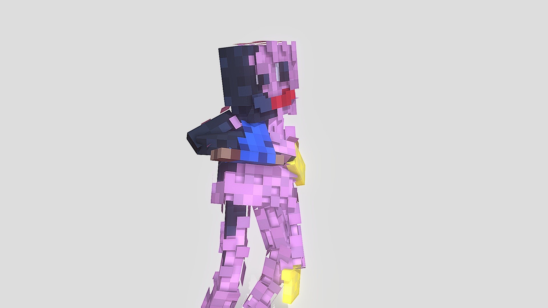 injured Kissy missy minecraft Free 3D model by Chiky g [f04383c]