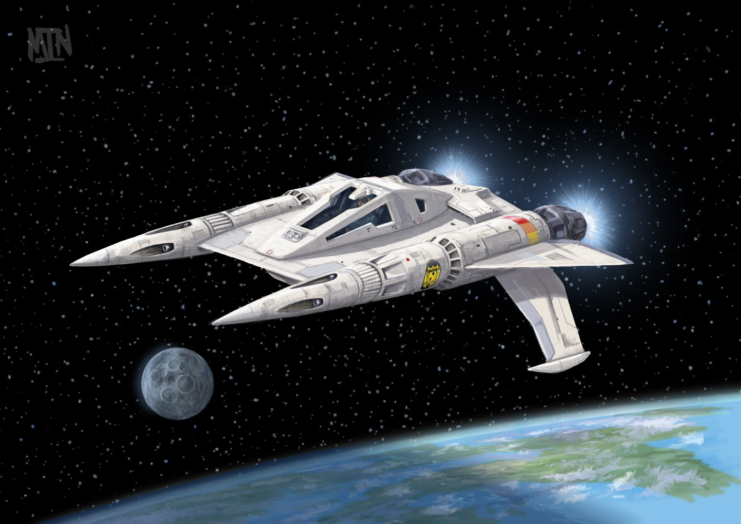 Starfighter Defense Directorate<br/>#buckrogers<br/>#buckrogersinthe25thcentury<br/>#ralphmcquarrie<br/>'1970s scifi