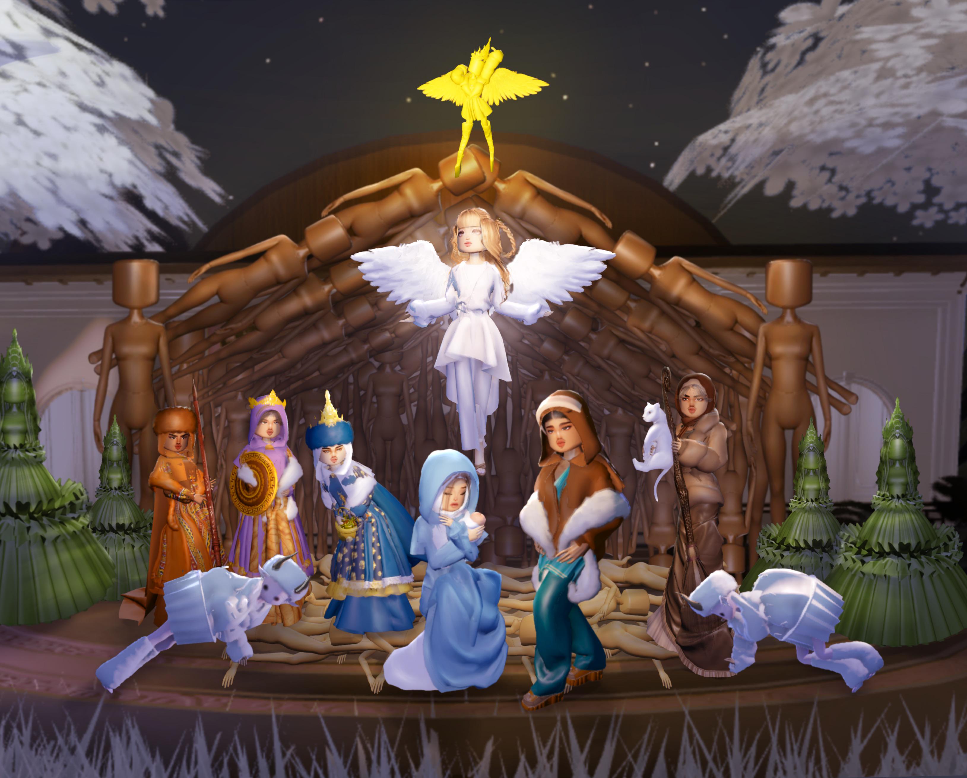 just a collage of some random outfits i made. not too sure what the story is supposed to be here; it came to me in a dream