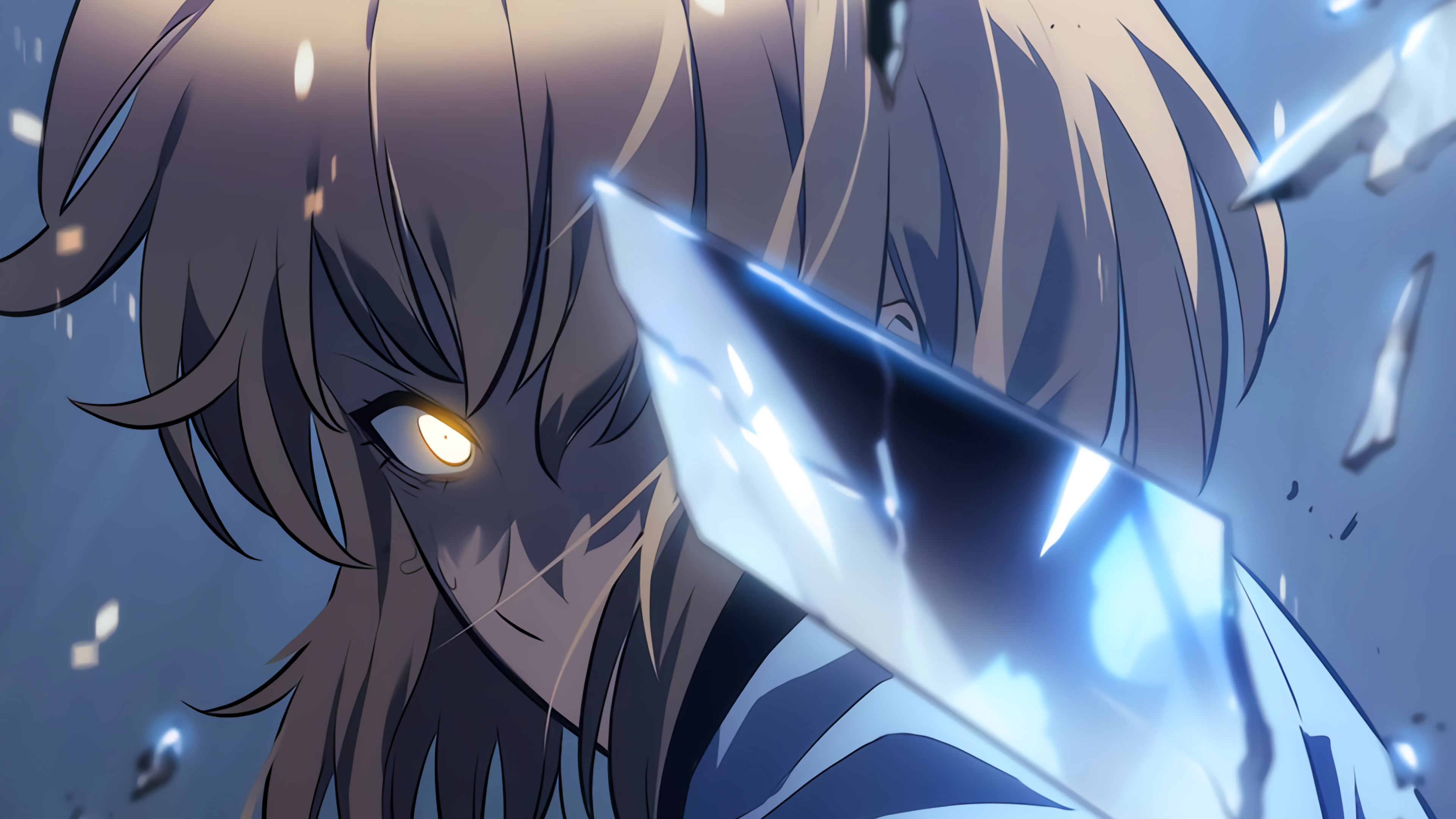 Cha Hae In Wallpaper 4K, Solo Leveling, Anime Girl
