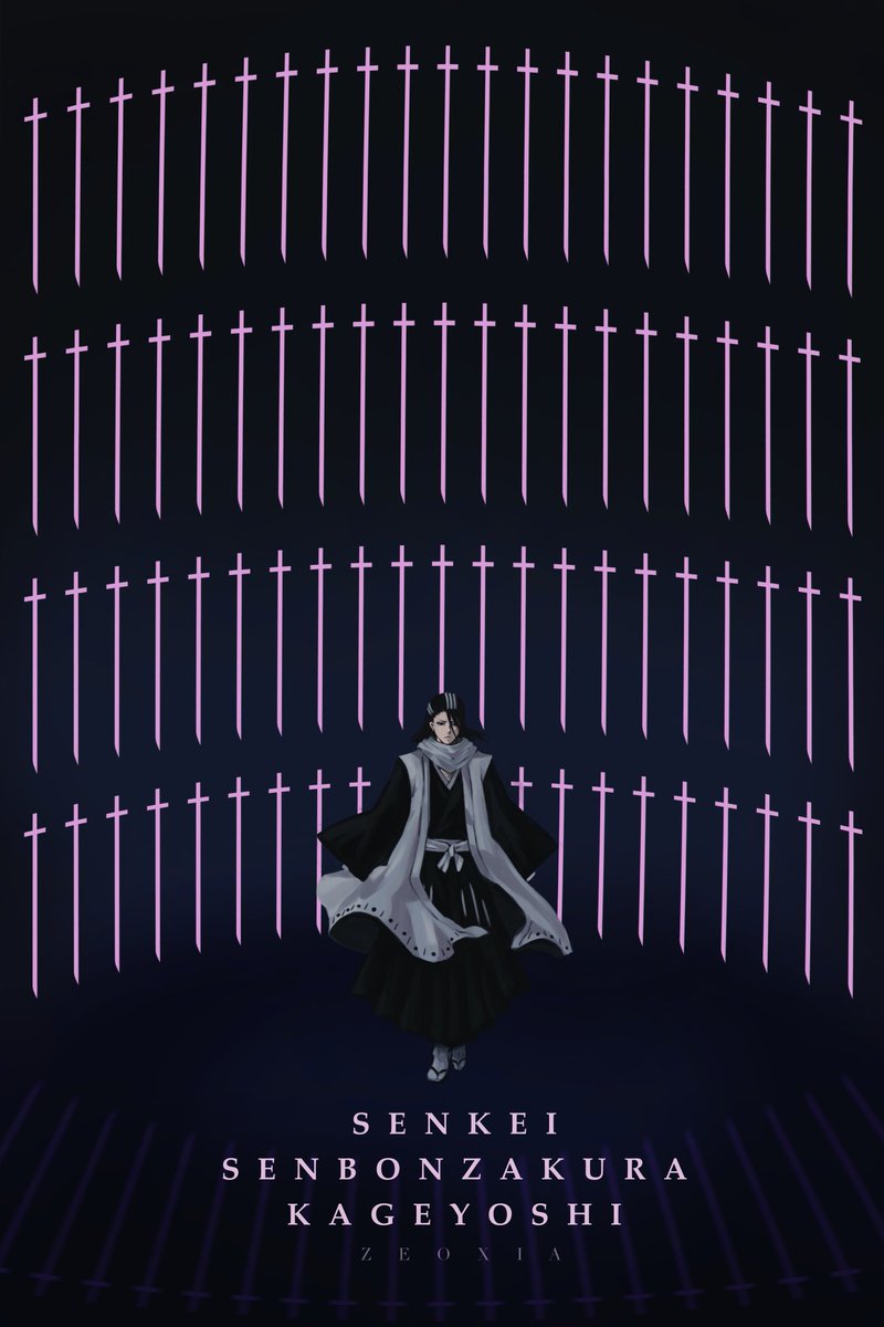 Senkei Senbonzakura Kageyoshi #Byakuya #KuchikiByakuya #ByakuyaKuchiki #shinigami #Bleach #BLEACH_anime #fanart #animefanart #photoshop #digitalart #digitalartwork #DigitalArtist #artists #art