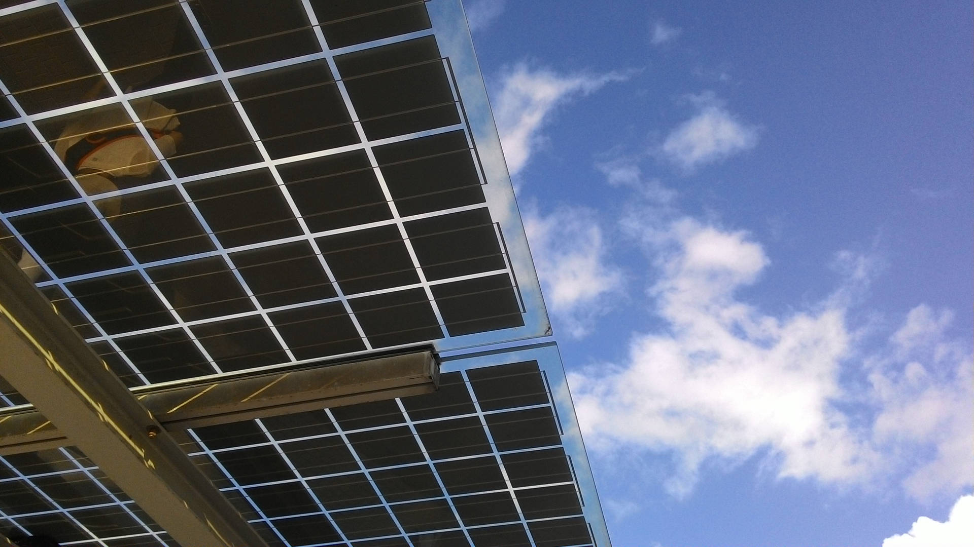 Download Energy Saving Solar Panels Wallpaper