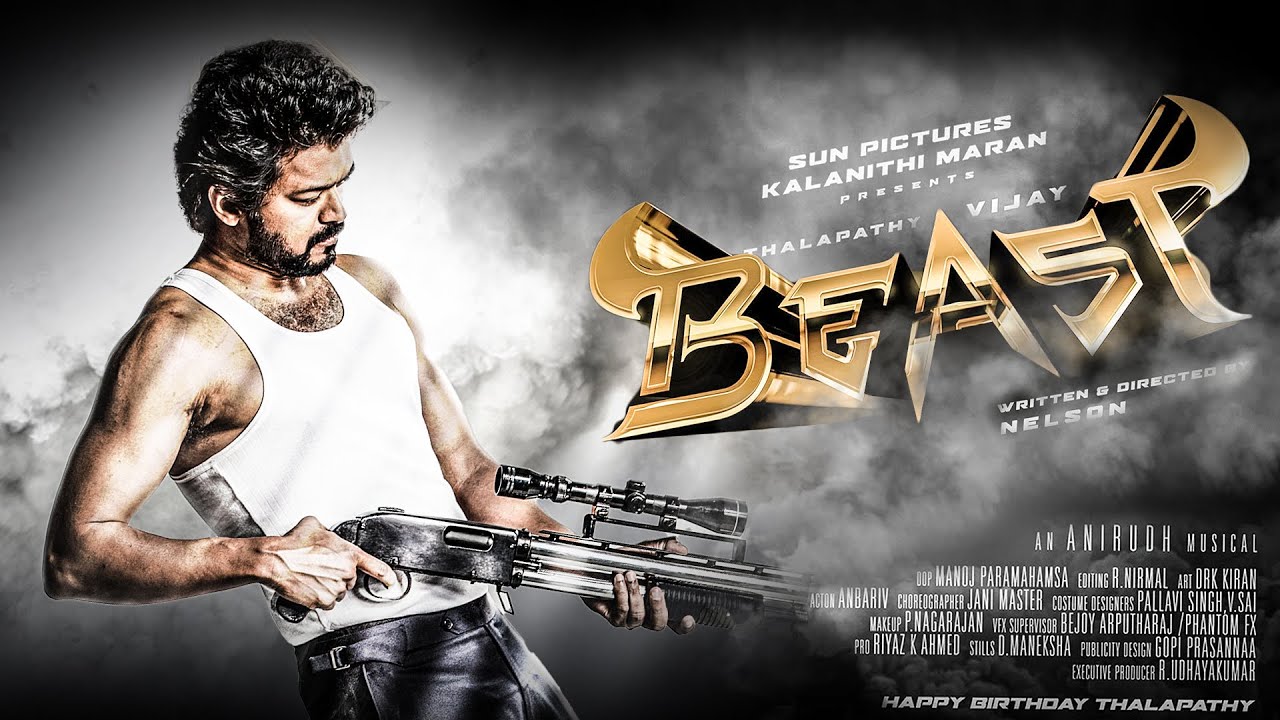 #Thalapathy65 First Look Revealed. Beast. Thalapathy Vijay