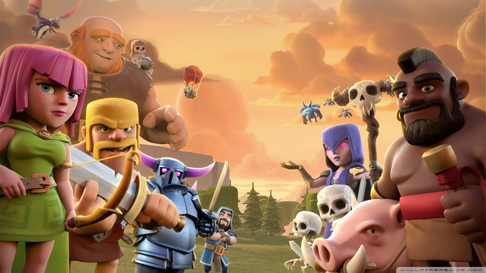 Clash Of Clans 4K UHD Wallpaper for UltraHD Desktop and TV, Smartphone and Tablet Devices