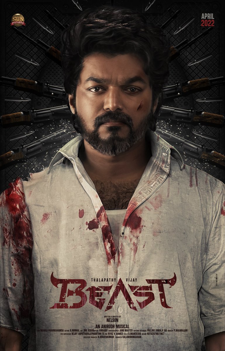 He's on the floor to hunt ❗️ Poster for #Beast @Jagadishbliss
