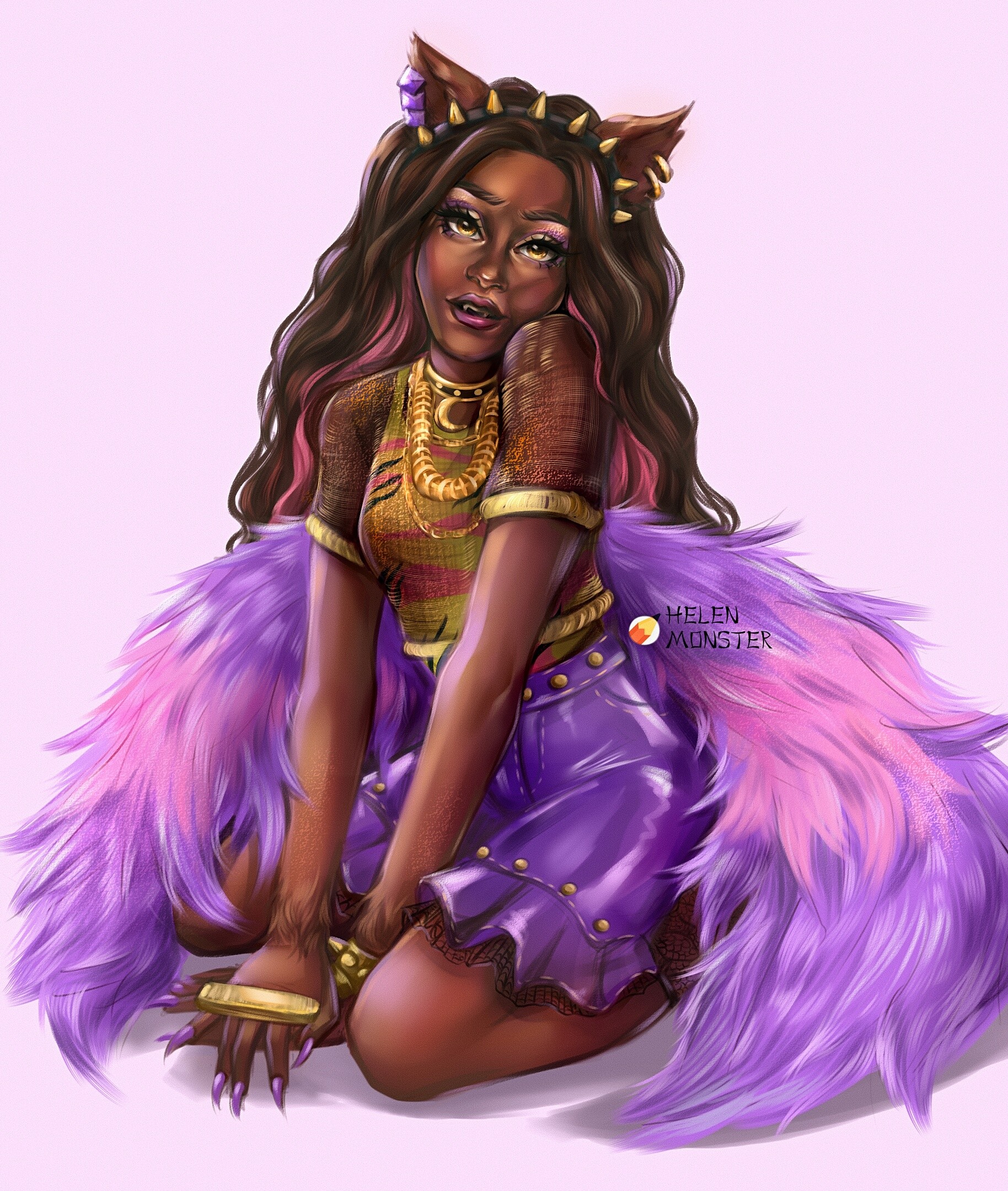 Clawdeen Art Monster High Wallpaper Monster High Clawdeen Monster High Wallpaper Clawdeen