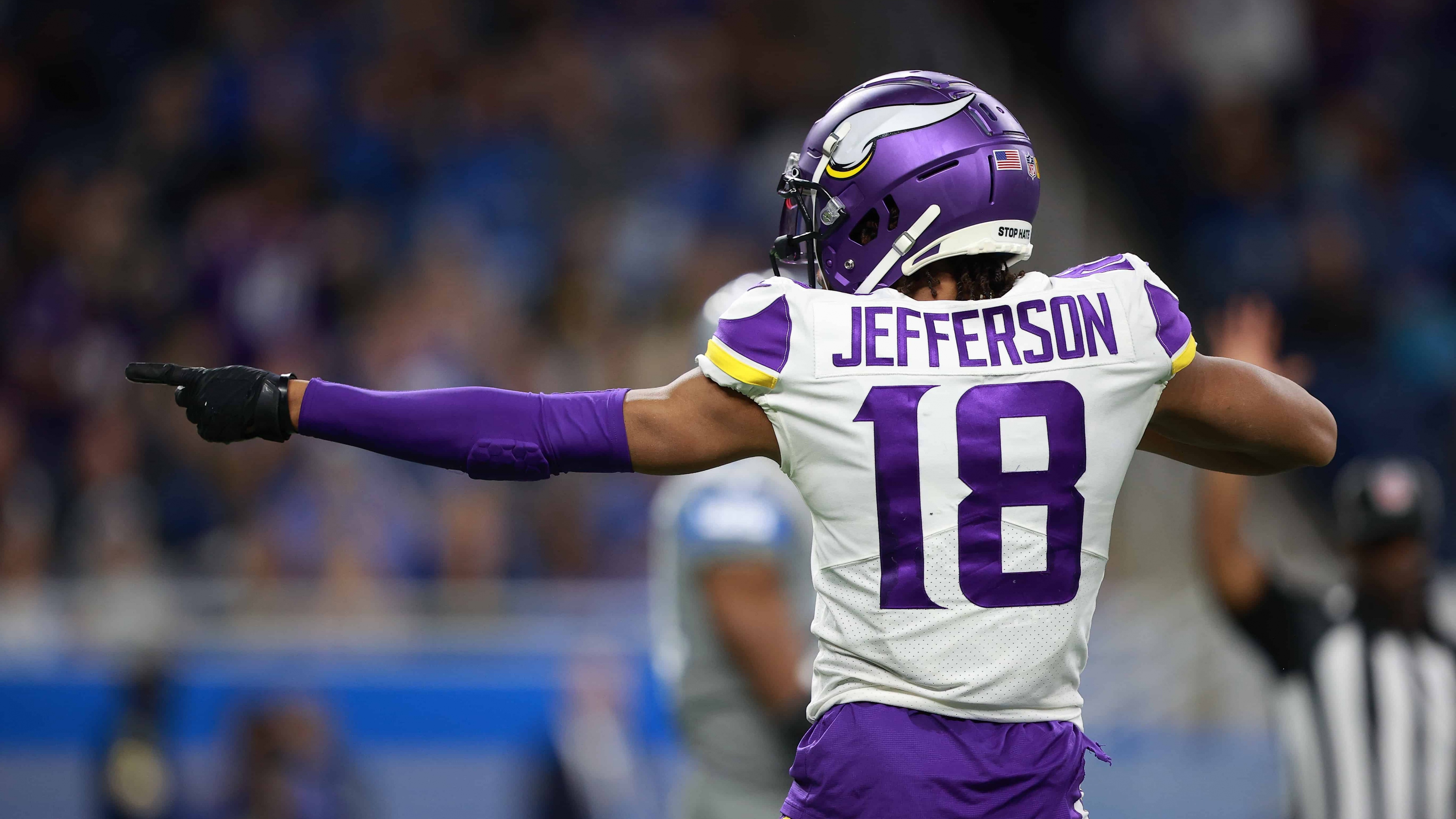 Justin Jefferson Wallpaper 4K, Wide receiver, Minnesota Vikings