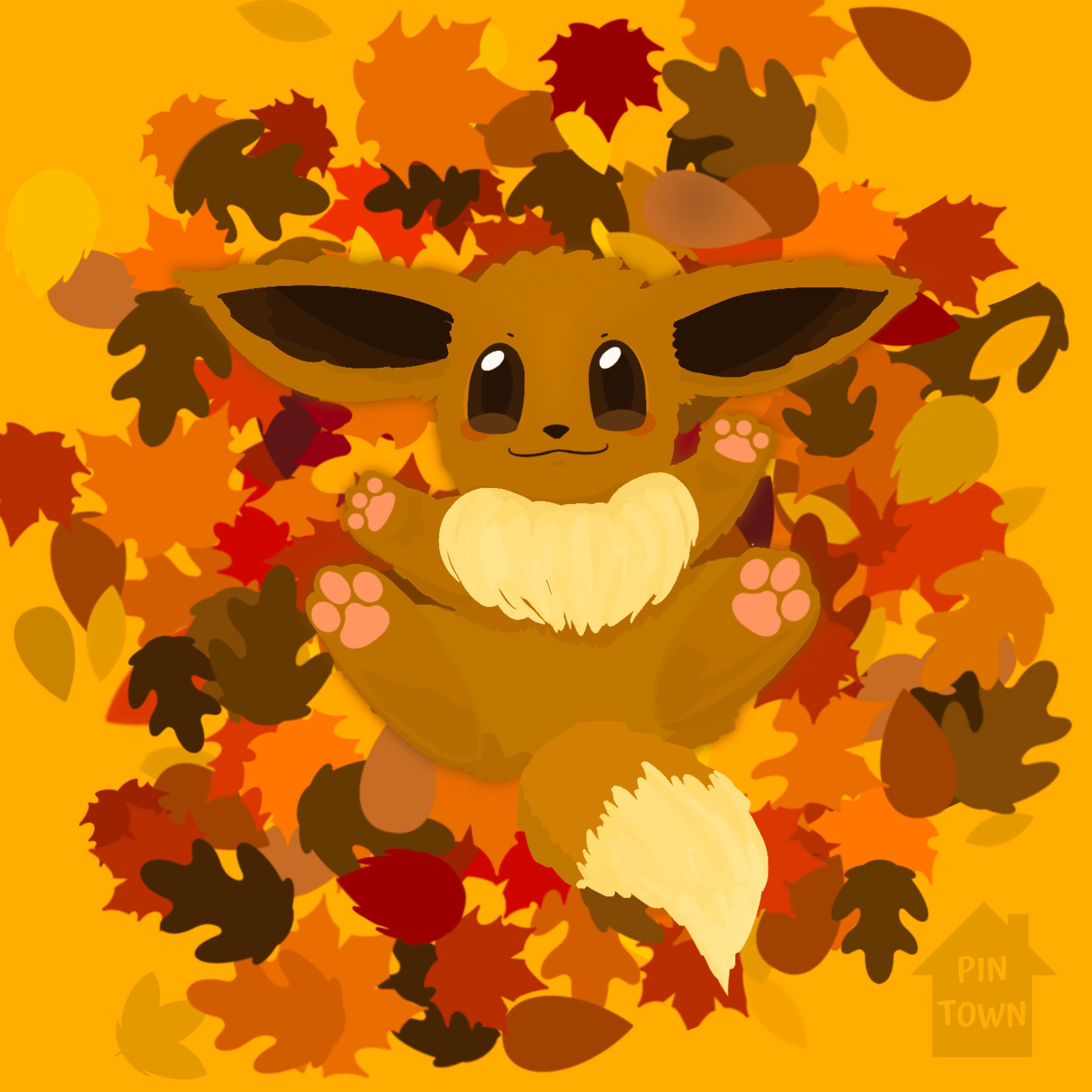 Eevee is excited for fall!