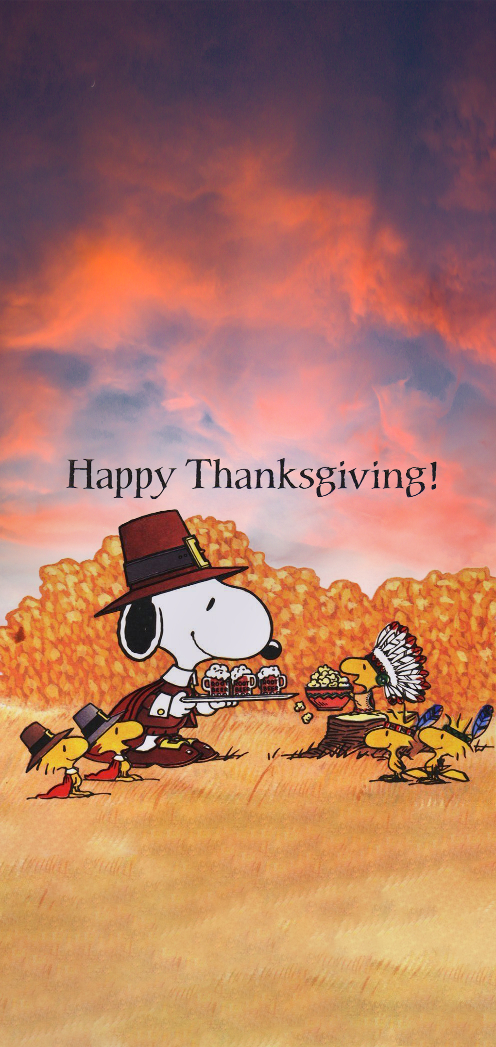 Snoopy thanksgiving wallpaper iphone