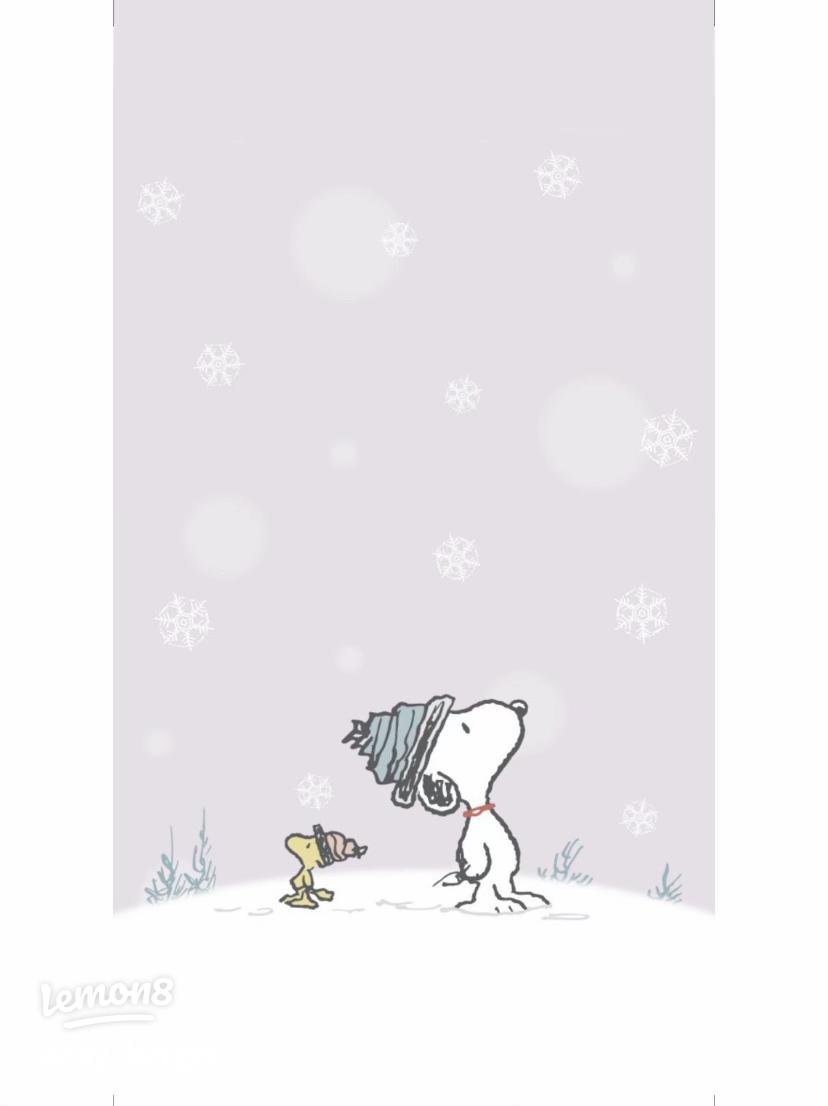 Adorable Christmas Snoopy Wallpaper for Your Festive Spirit