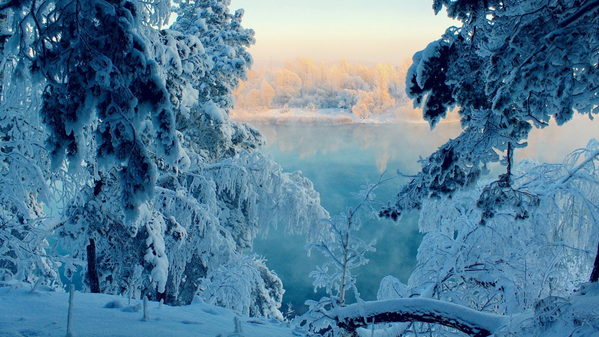 Winter Serenity: Stunning HD Nature Wallpaper