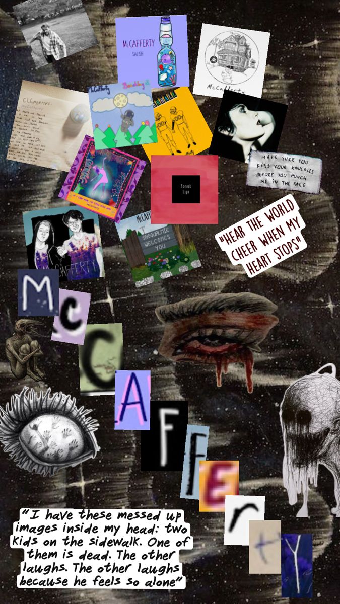 Made for the midwest emo band Mccafferty