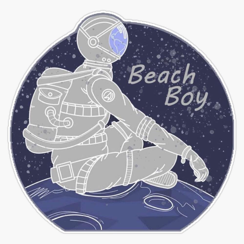 Amazon.com Beach Boy Sticker Bumper Sticker Vinyl Decal 5