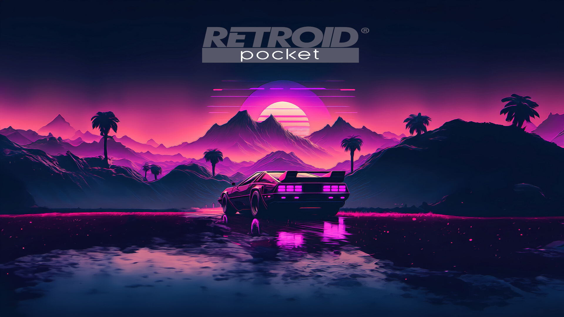 Retroid Pocket stock wallpaper (feel free to use them)