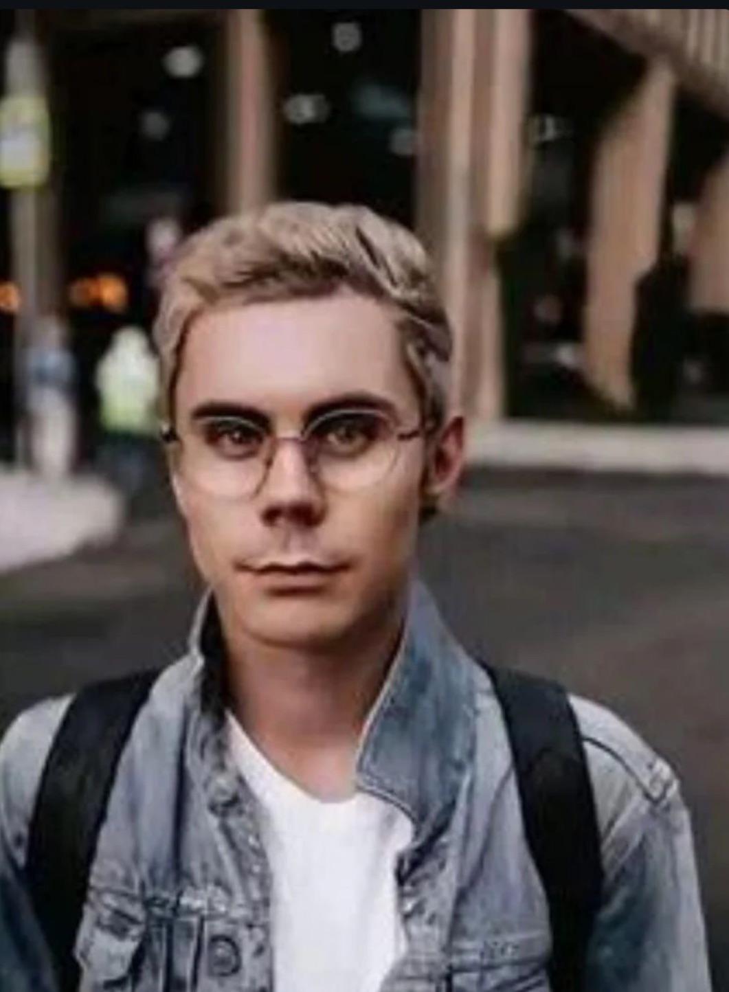 Smart male in glasses. Wallpaper download