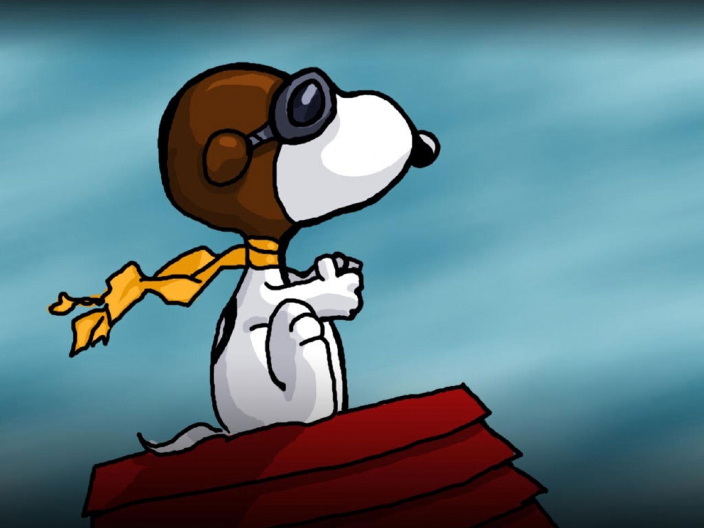 Snoopy Soaring: Peanuts HD Wallpaper