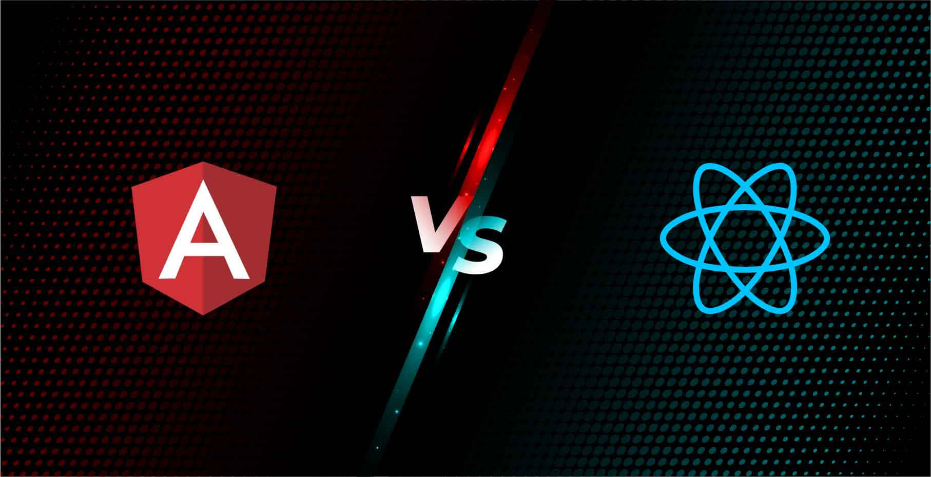 Download Angular Vs React HD Wallpaper