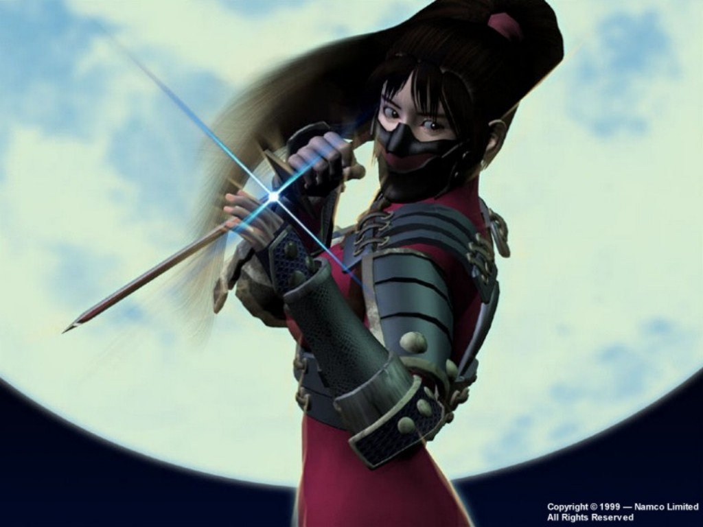 promo wallpaper of Taki from Soul Edge