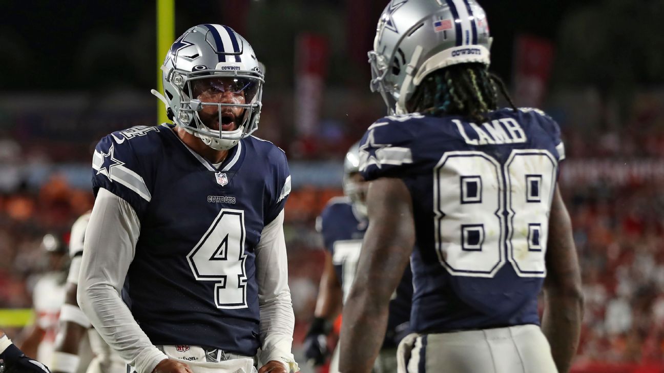 Dak Prescott CeeDee Lamb Connection Compares To Best In Cowboys History Cowboys Blog ESPN