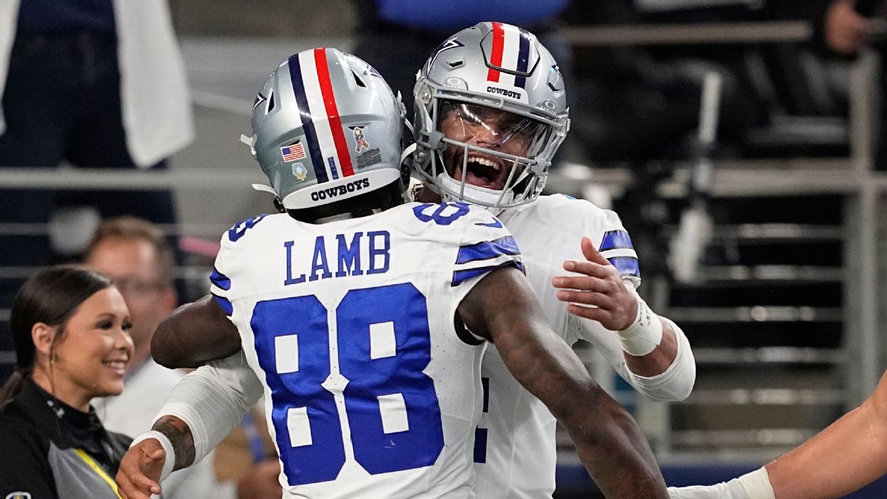 CeeDee Lamb, Dak Prescott on an epic tear for Cowboys