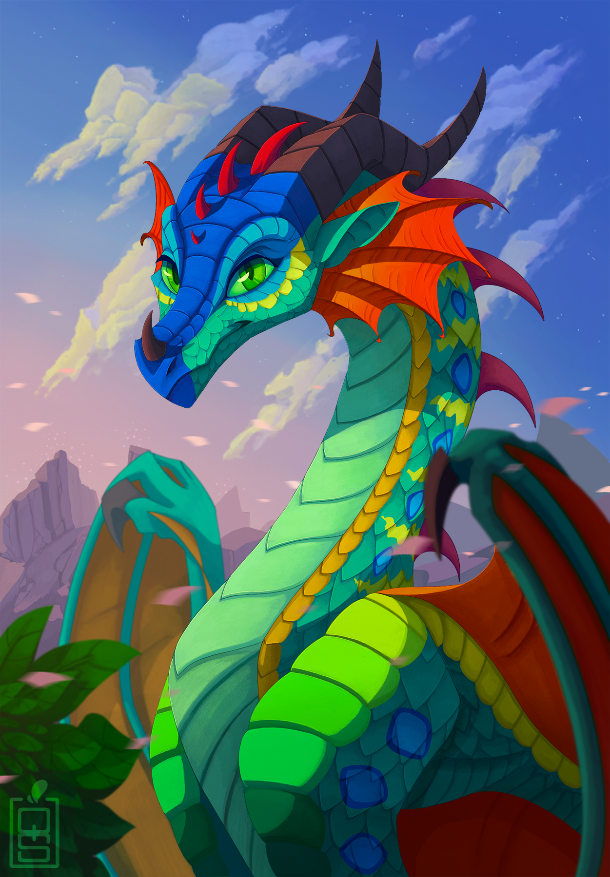 Glory from Wings of Fire, Art