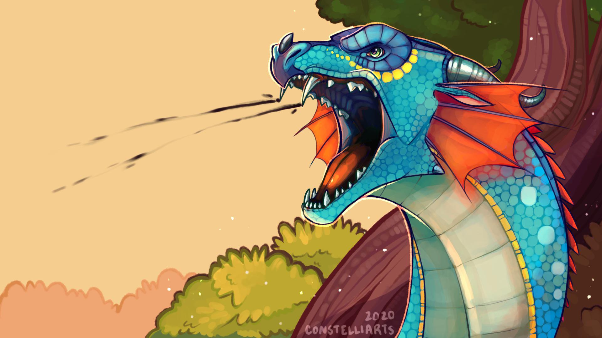 Hey look it's Glory and her magical death spit!