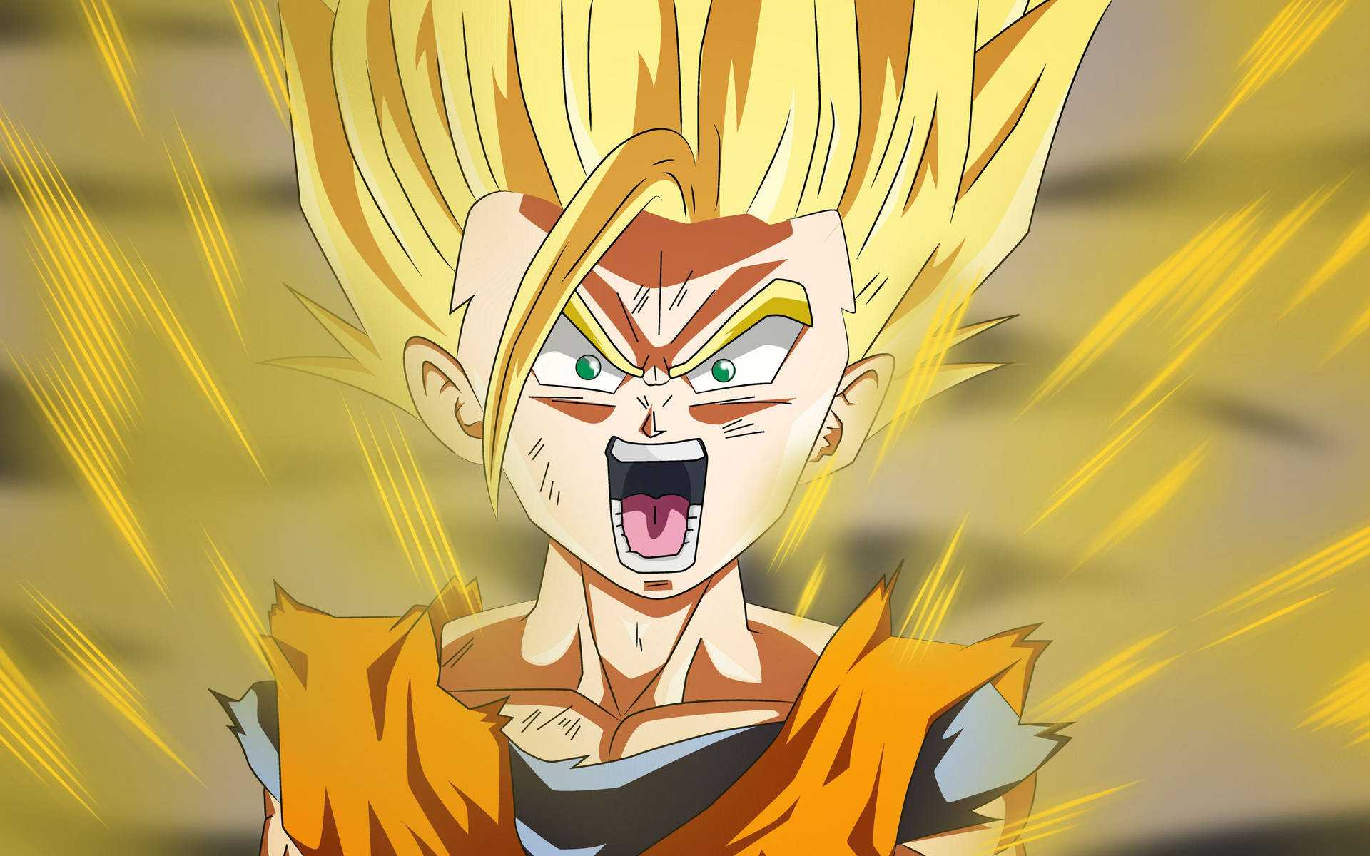Download Mad Dragon Ball Goten Wallpaper