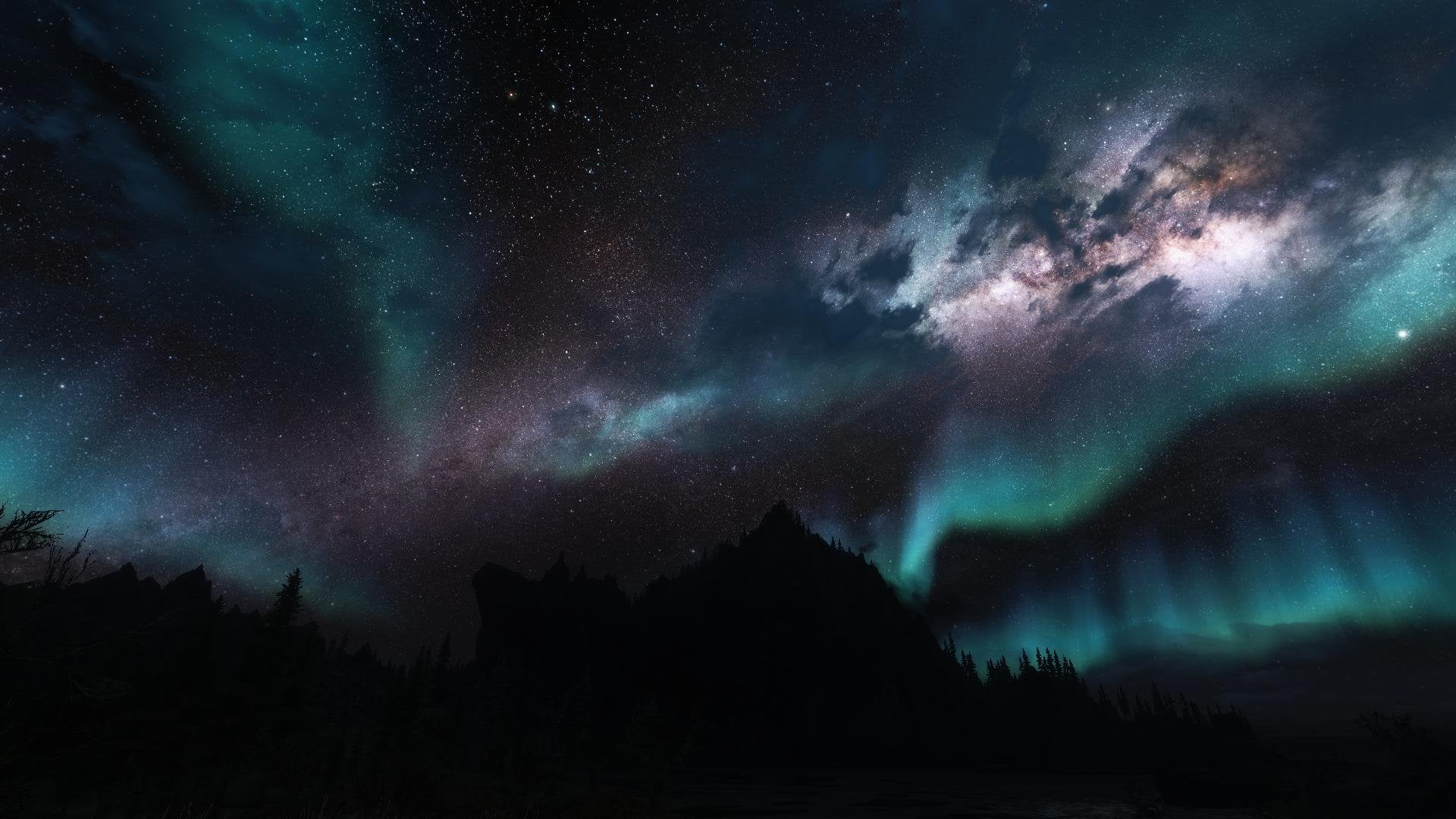 Skyrim Night Sky ( U Vaporsnake)