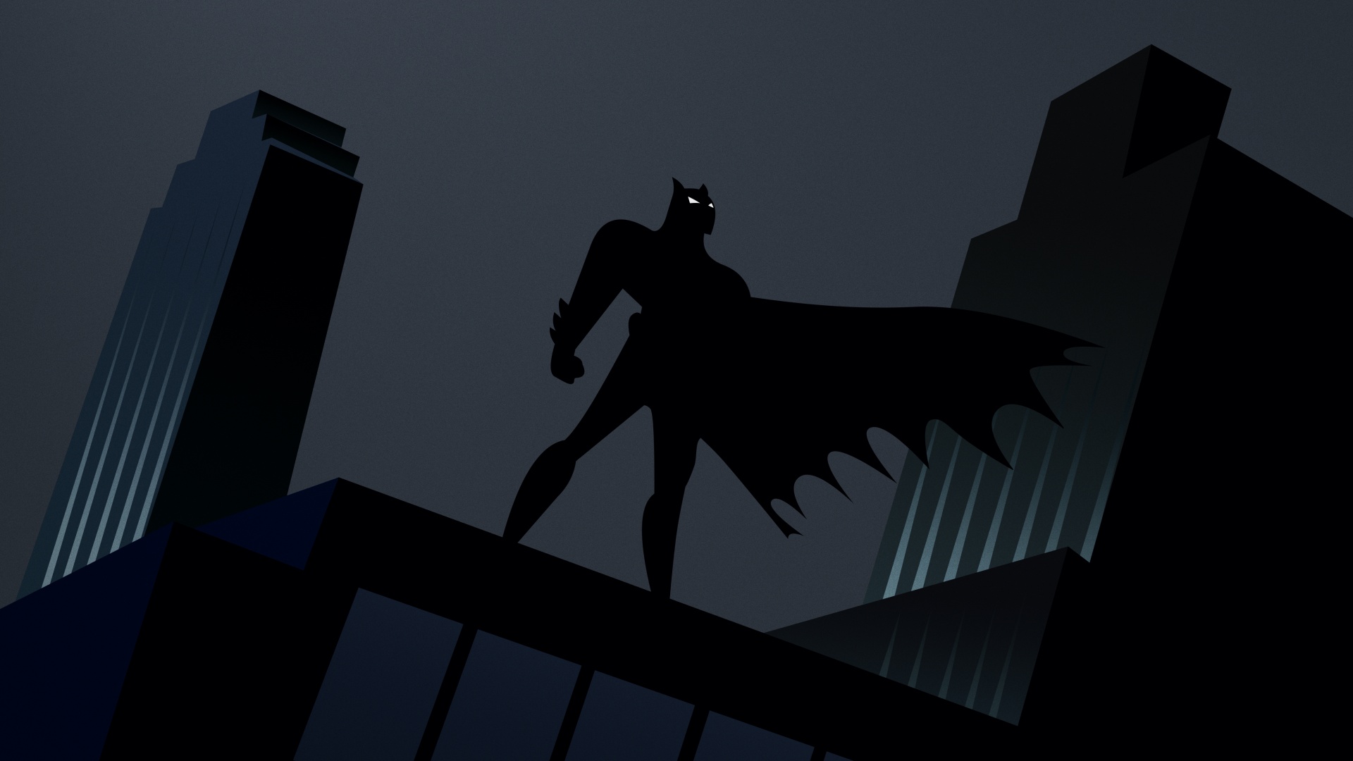 Gotham Wallpaper 4K, Batman, Silhouette, 5K