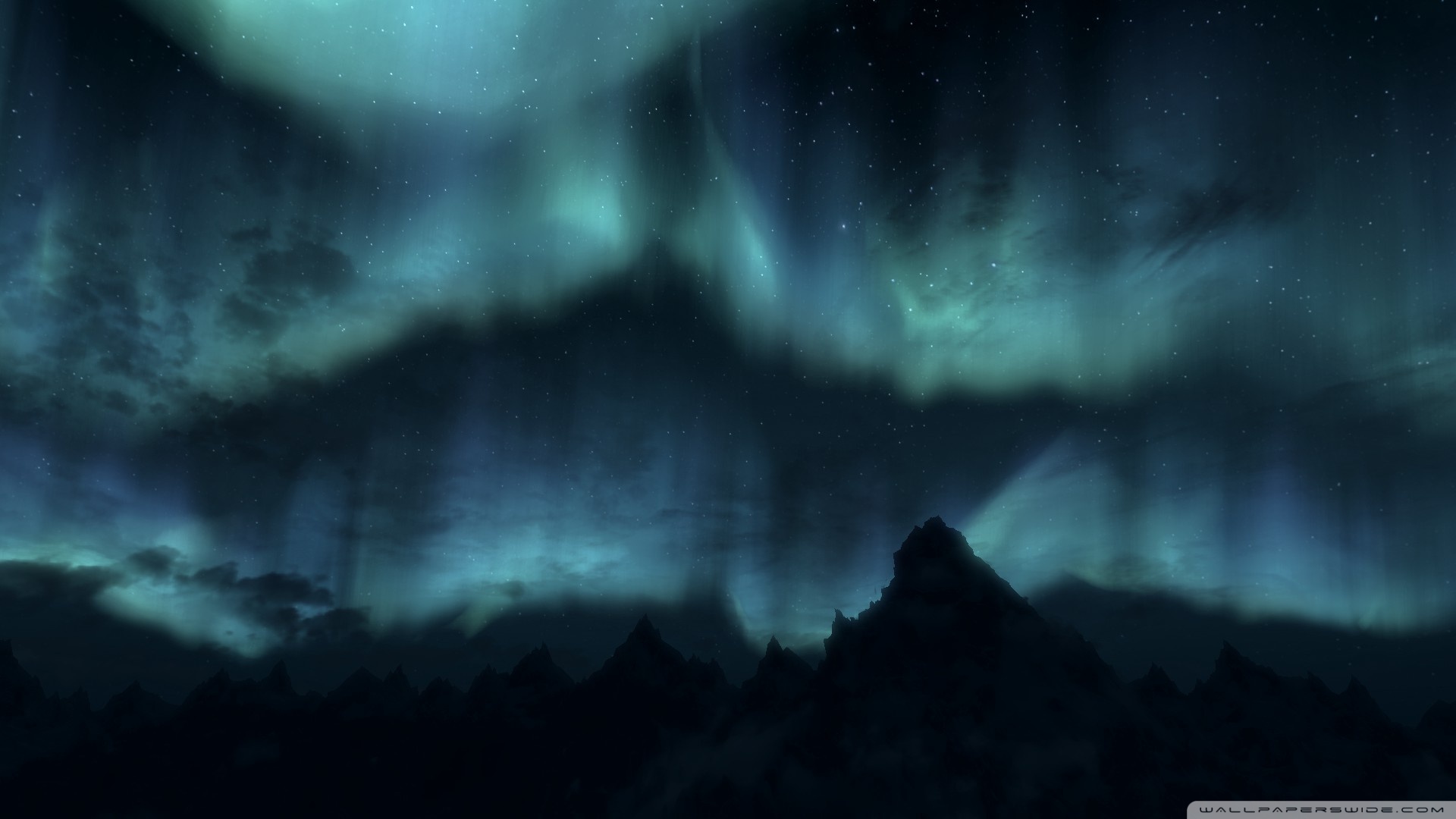 Skyrim Night 4K UHD Wallpaper for UltraHD Desktop and TV, Widescreen and UltraWide Display, Smartphone and Tablet Devices