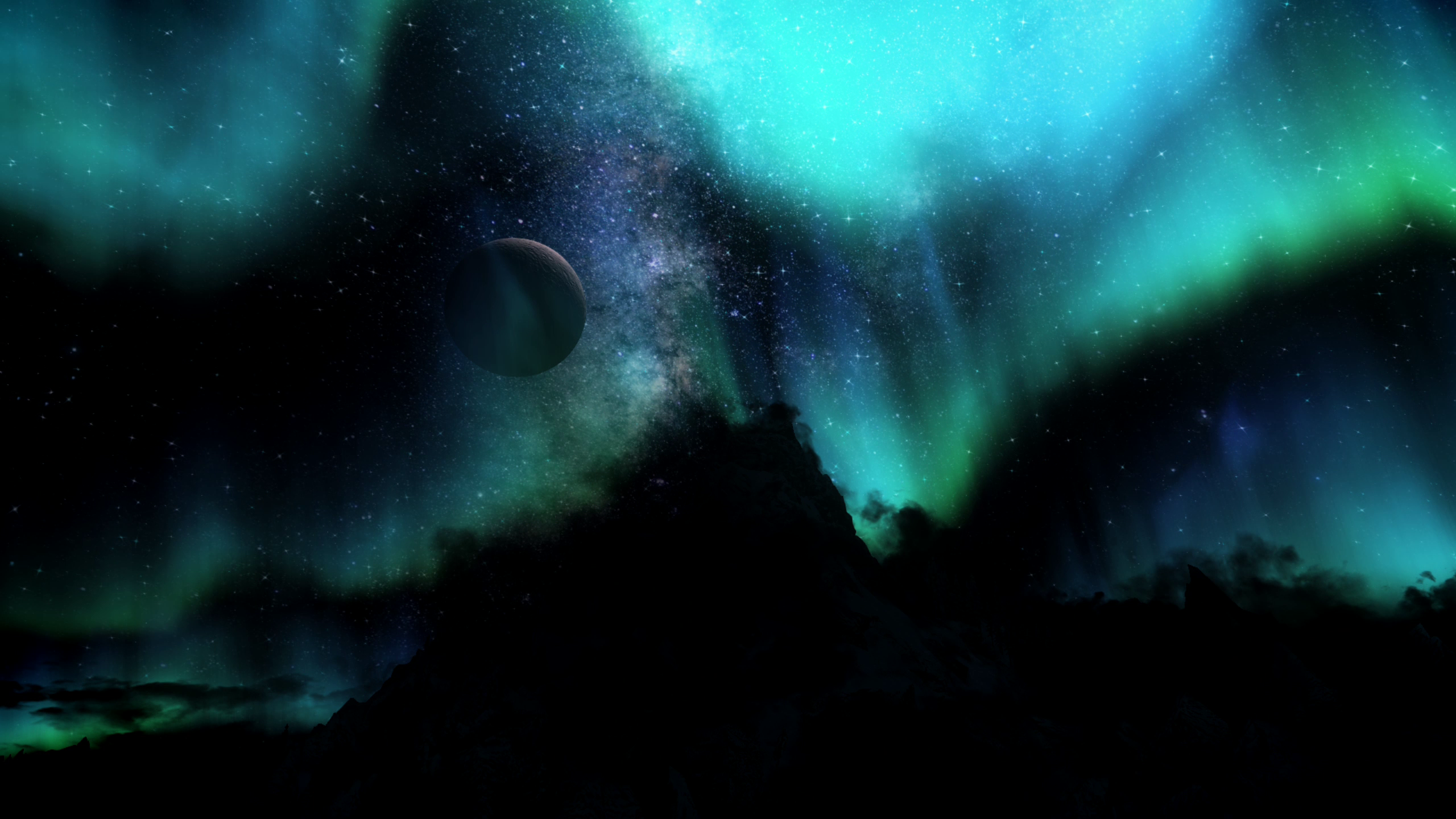 Skyrim Sky Over High Hrothgar