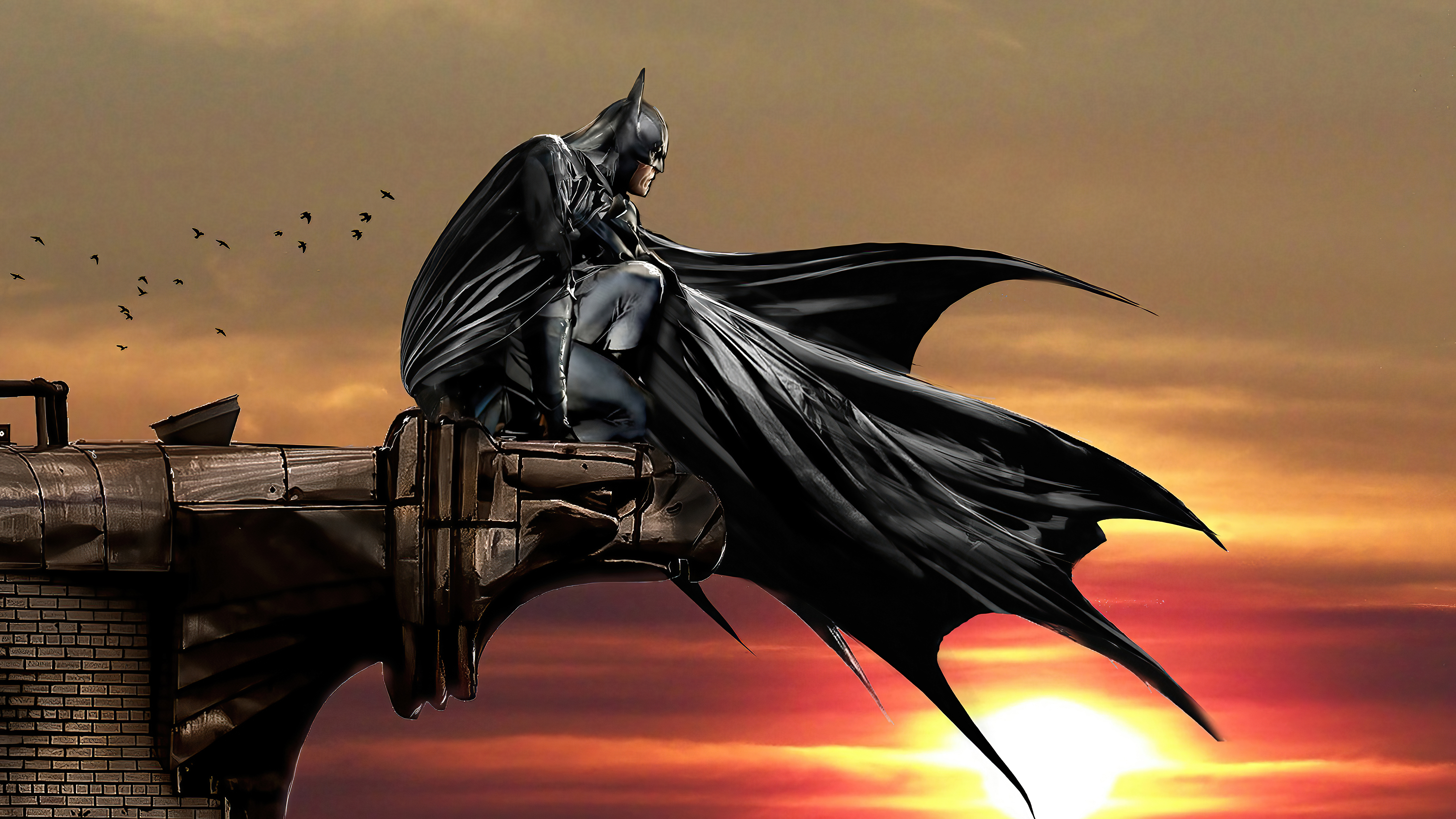 Batman The Gotham Knight Wallpaper 5k for Desktop
