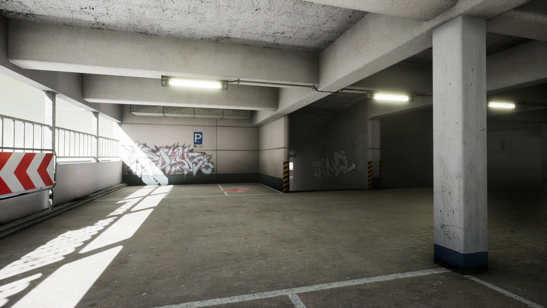 Car Parking Garage Enviroment